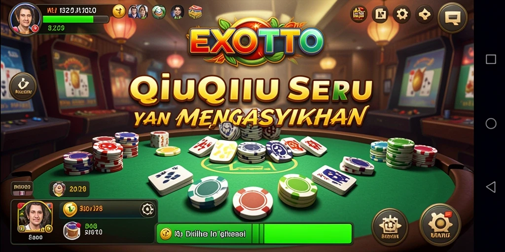 Gameplay seru QiuQiu di EXOTOTO yang menantang.