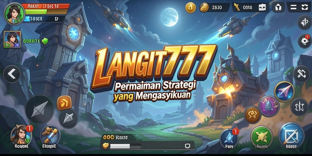 Screenshot menunjukkan pertempuran epik di LANGIT777 dengan grafis menakjubkan.