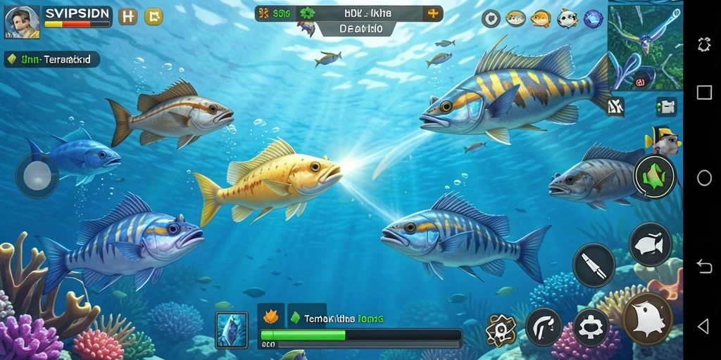 Tangkapan layar menarik dari gameplay Tembak Ikan SVIPSIDN.