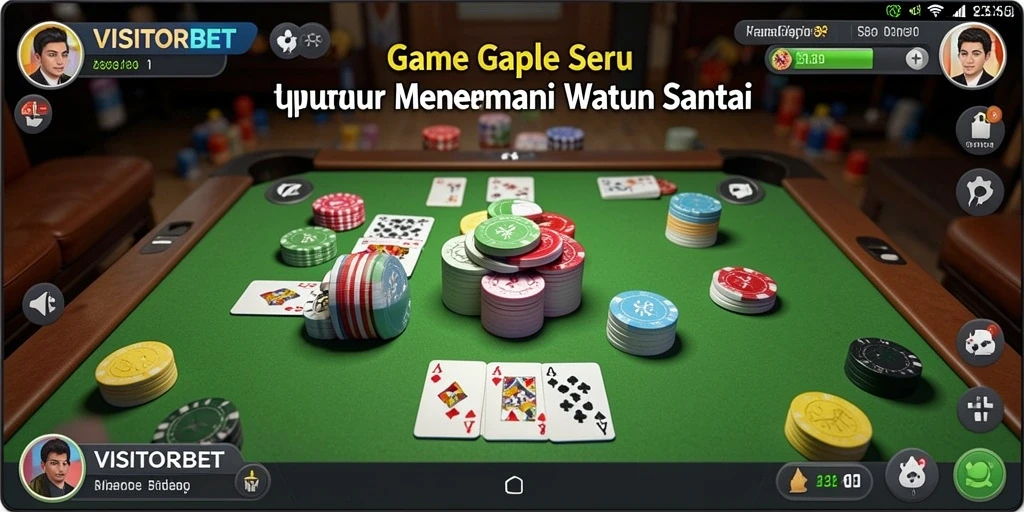 Tampilan gameplay seru dan interaktif dari VISITORBET.